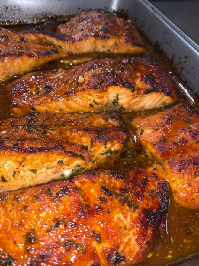 Cajun Honey Butter Salmon