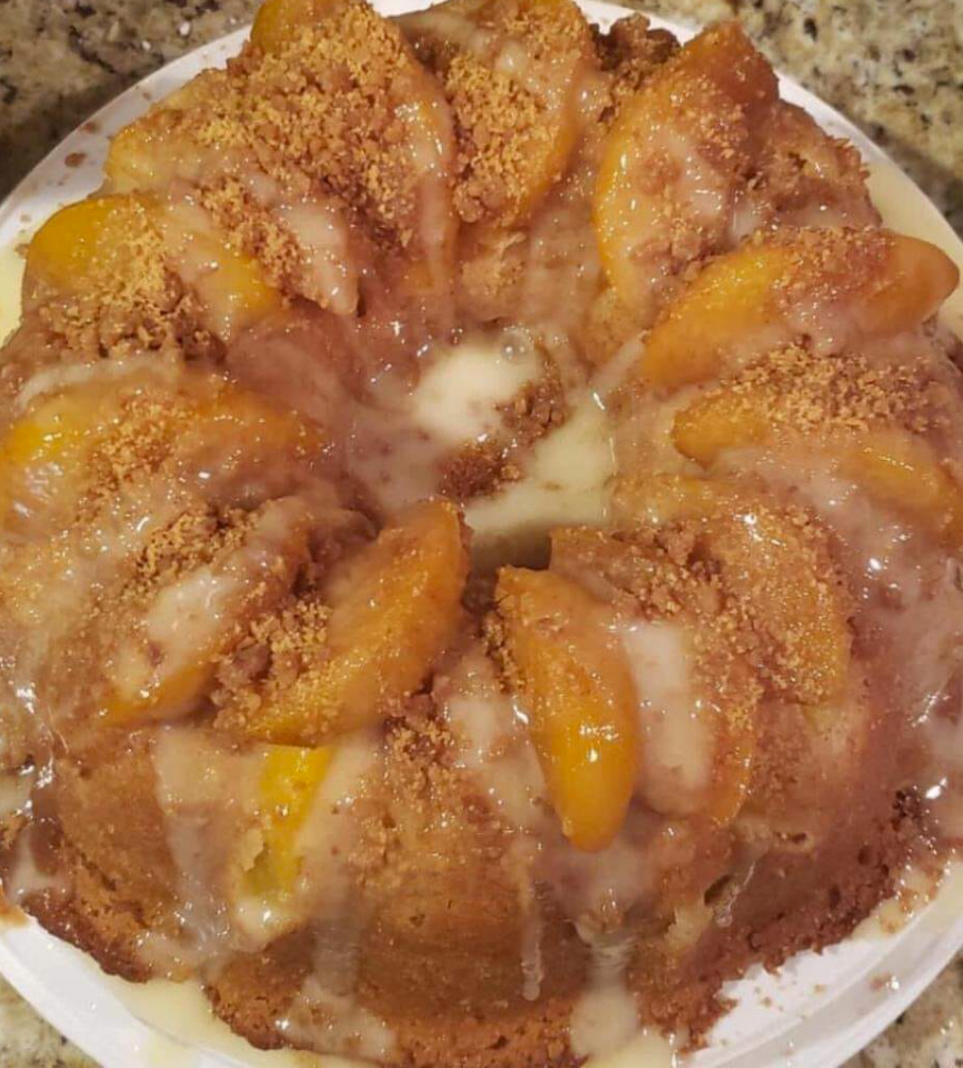 Peach Cobbler Dump Cake