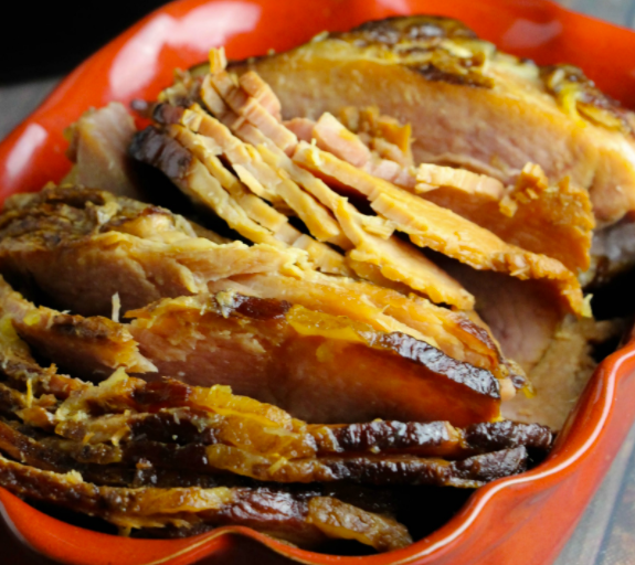 Crock Pot Brown Sugar Pineapple Ham