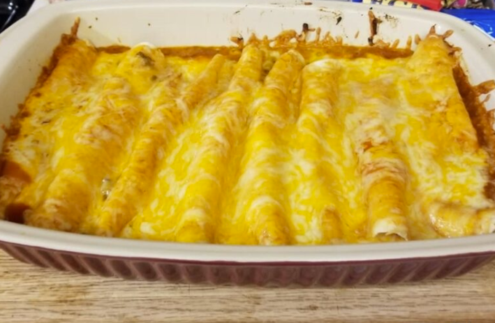 BEEF ENCHILADAS