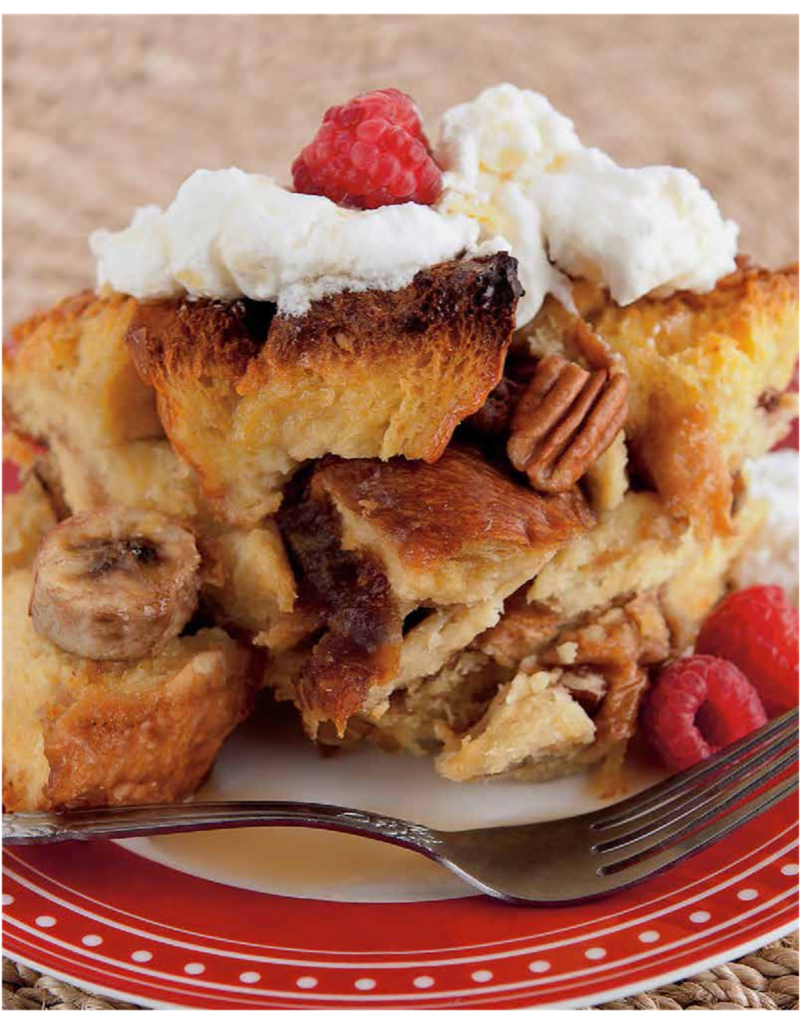 Banana Pecan Bread Pudding