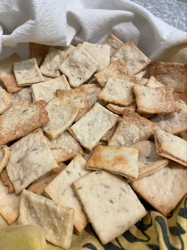 Rosemary and Sea Salt Crackers