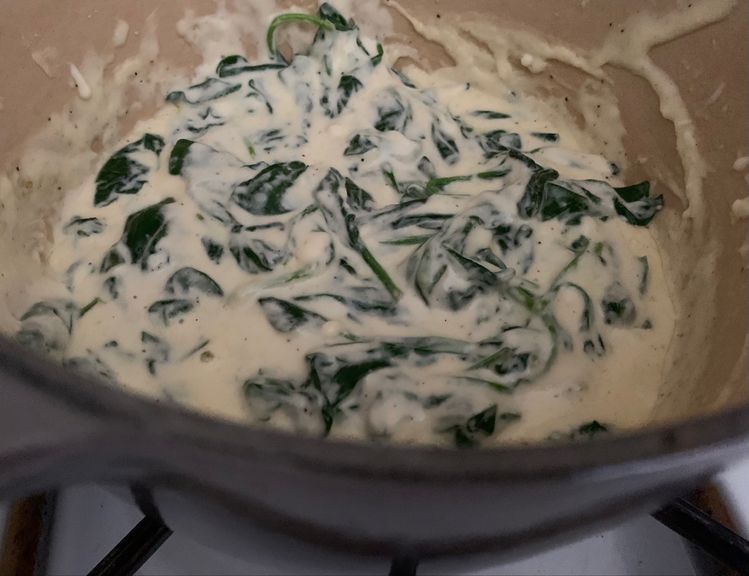 Spinach & Artichoke Dip au Gratin