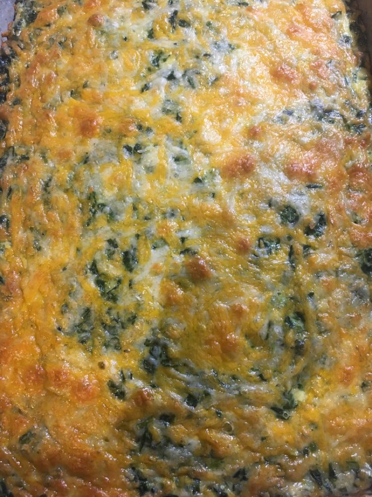 Delicious Spinach & Artichoke Dip au Gratin