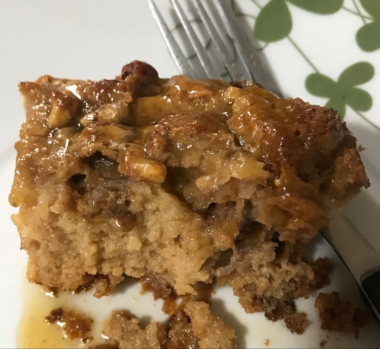 Banana Pecan Bread Pudding 6