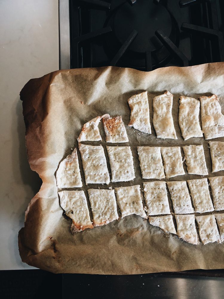 Rosemary and Sea Salt Crackers