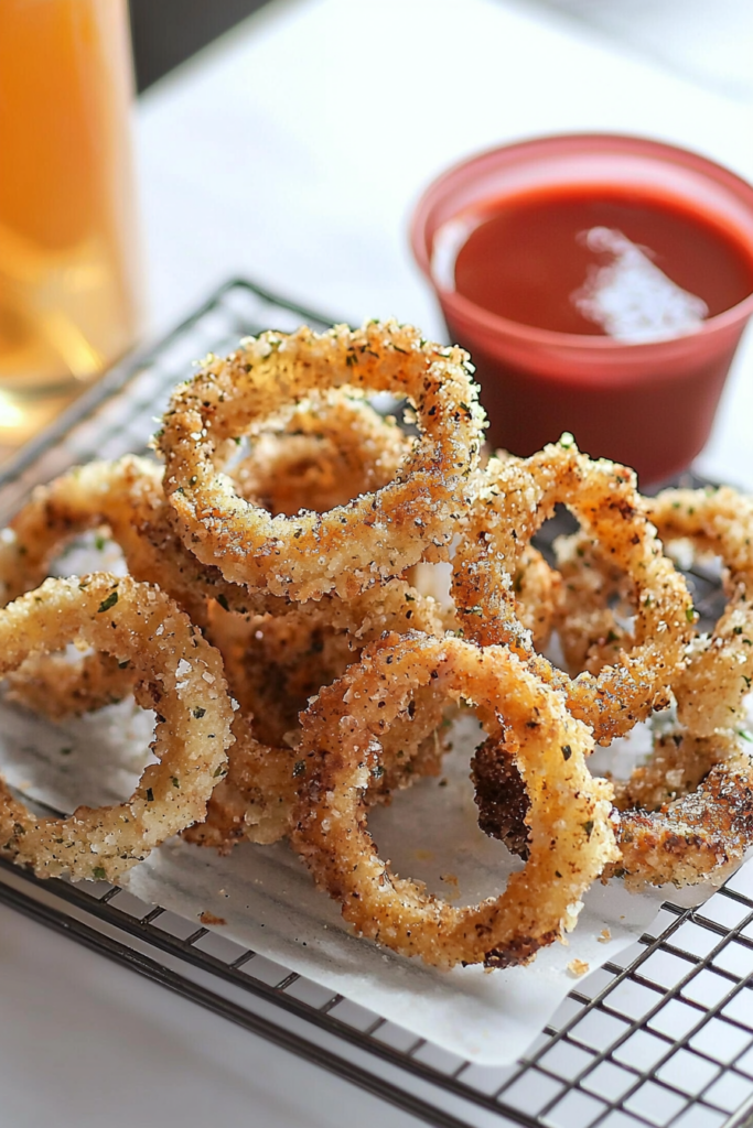 Easy Crunchy Baked Onion Rings - Pioneer COOKERY 2025 | +1000 Best Pioneer Healthy Recipes