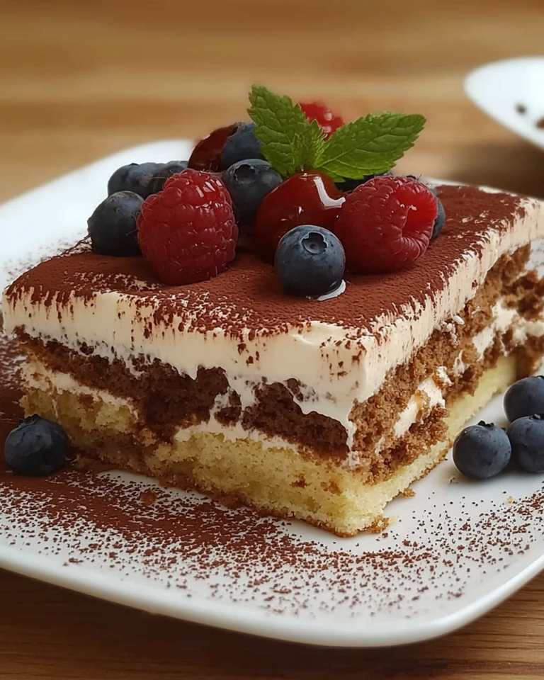 Mouthwatering Tiramisu Poke Cake