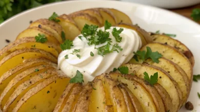 Delightful Sliced Baked Potatoes Recipe - Easy and Crispy