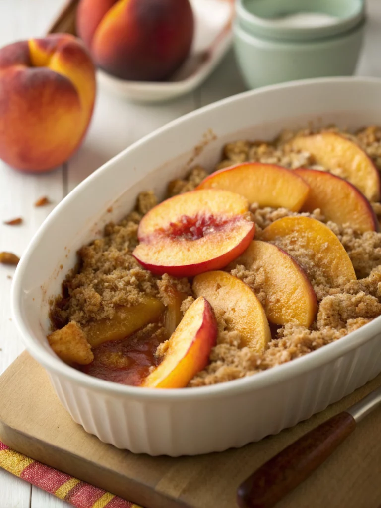 Pioneer Skinny WW Peach Cobbler - Pioneer COOKERY 2025 Skinny WW Peach Cobbler - Delicious and Healthy Dessert