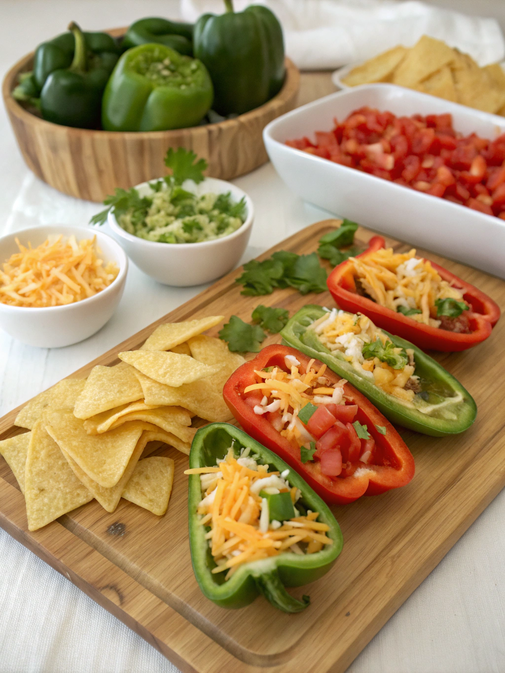 Skinny Delicious Bell Pepper Nacho Boats - Pioneer COOKERY 2025 ingredients of Skinny Bell Pepper Nacho Boats