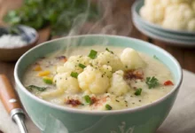 Slow Cooker Potato Cauliflower Soup Recipe