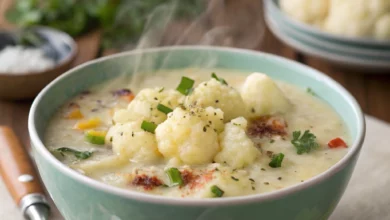 Slow Cooker Potato Cauliflower Soup Recipe