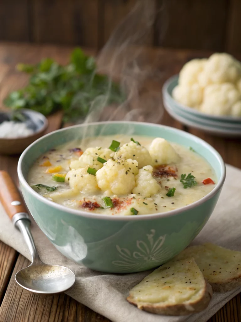 Easy Hearty Slow Cooker Potato Cauliflower Soup - Pioneer COOKERY 2025 Slow Cooker Potato Cauliflower Soup Recipe